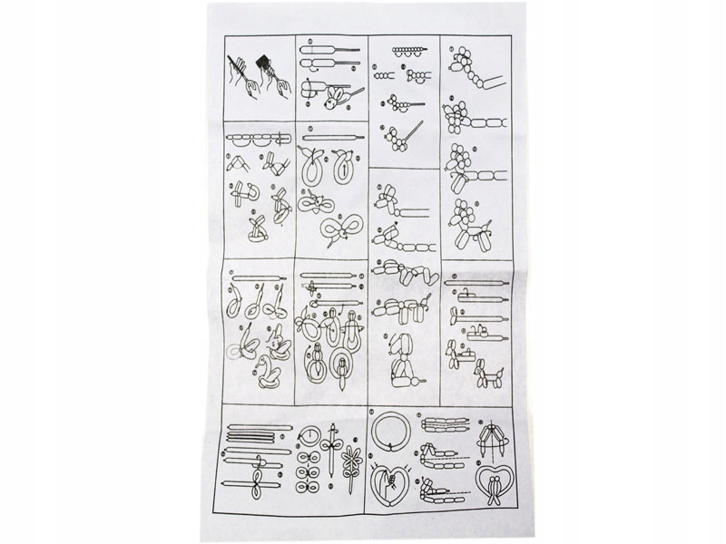 BALONY DO MODELOWANIA DŁUGIE + POMPKA RURKI 10 SZT Kod producenta ED074