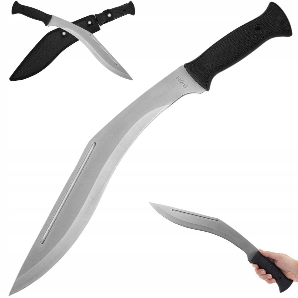 Bsh Wielka Maczeta Kukri Myśliwska Finka Turystyczna Survivalowa +pokrowiec