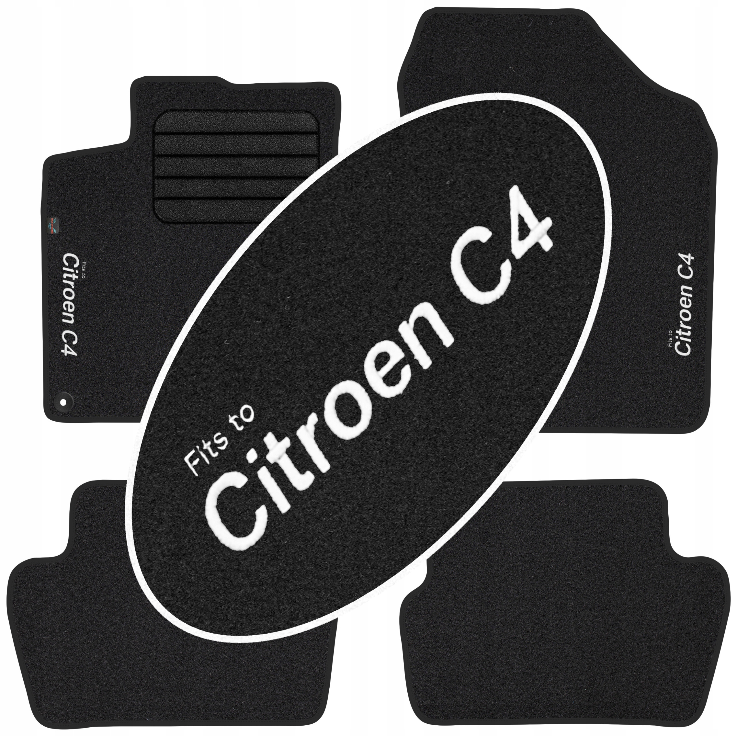 

Citroen C4 II 2010-2018 Dywaniki z Haftem