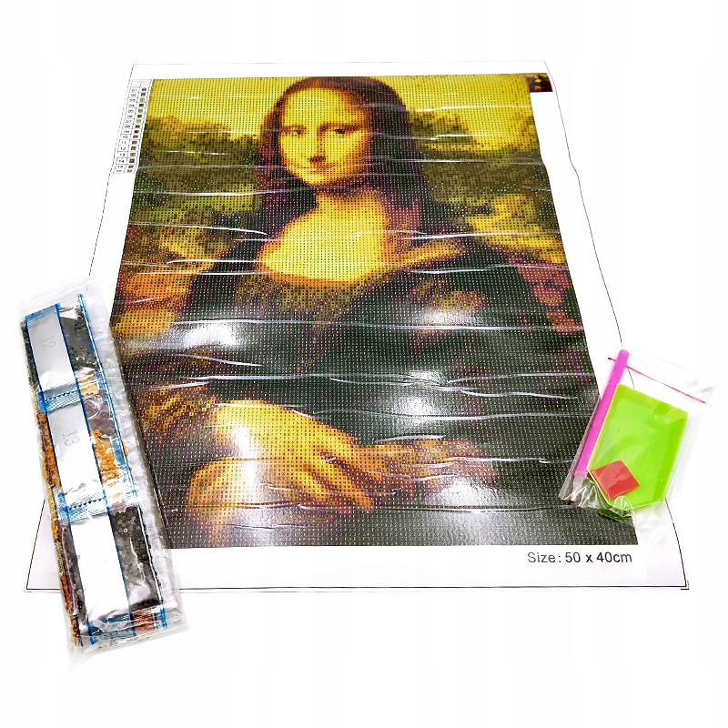 

Grafix Malowanie Diamentami Mona Lisa 50cm x 40cm