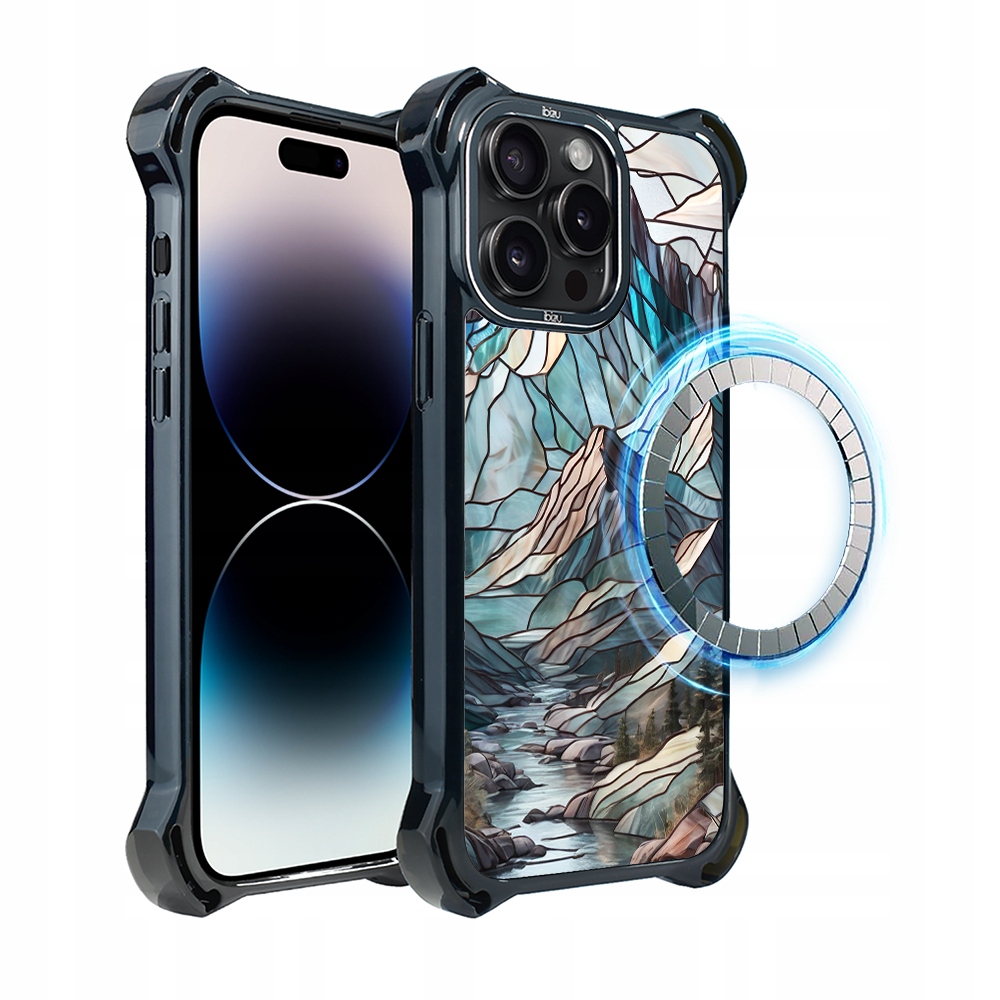 Pouzdro pro iPhone 14 Pro Ibizu DropGuard Ultra s MagSafe, Horský Potok