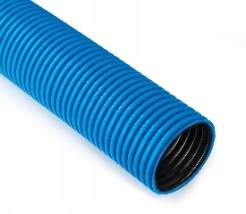 Rura karbowana niebieska do ziemi RODK 40/32 (25m)