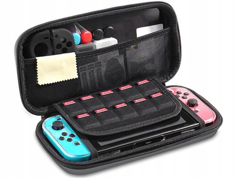ETUI CASE Na Konsole Gry NINTENDO Switch OLED V2 Kolor szary