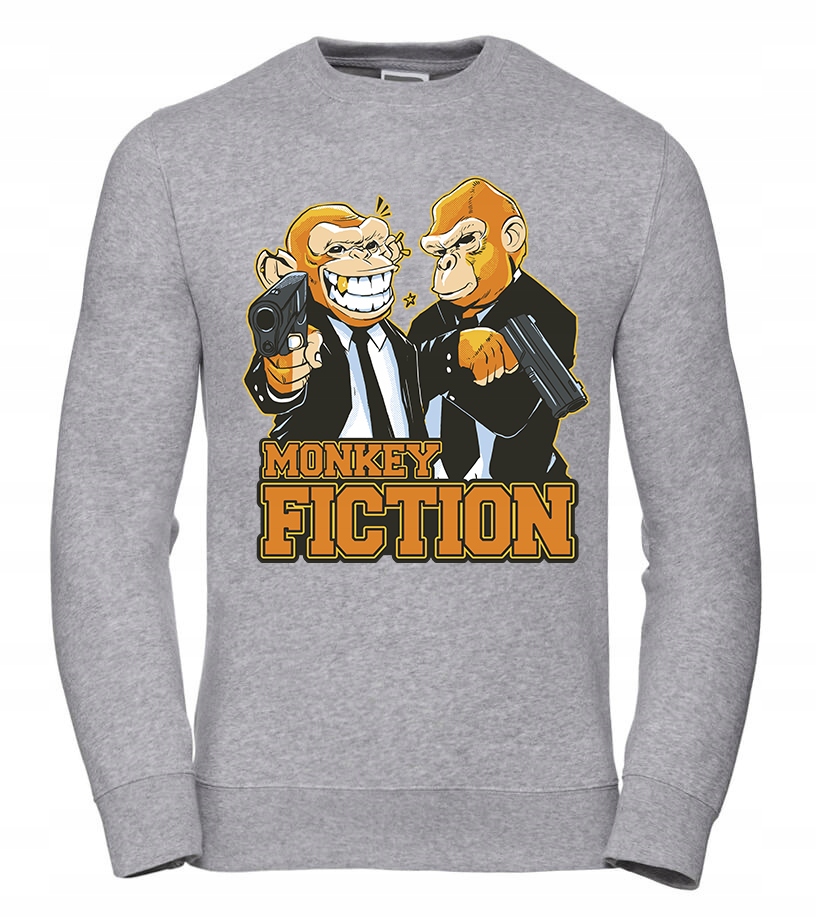 Dámská Mikina Monkey Fiction M šedá
