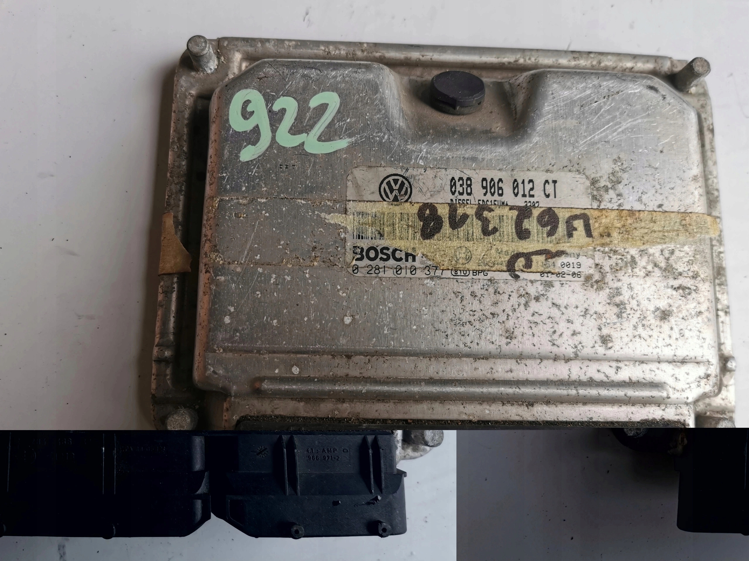 VW POLO 1.9TDI 0281010377 038906012CT Computer ECU