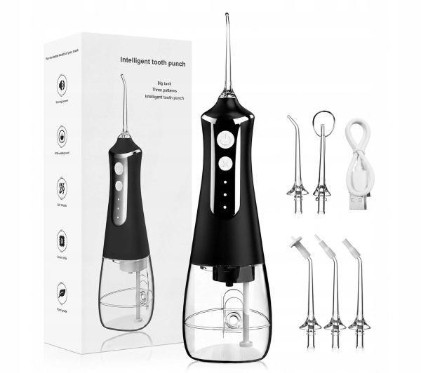 Irygator do zębów Extralink Intelligent Water Flosser L10 Czarny