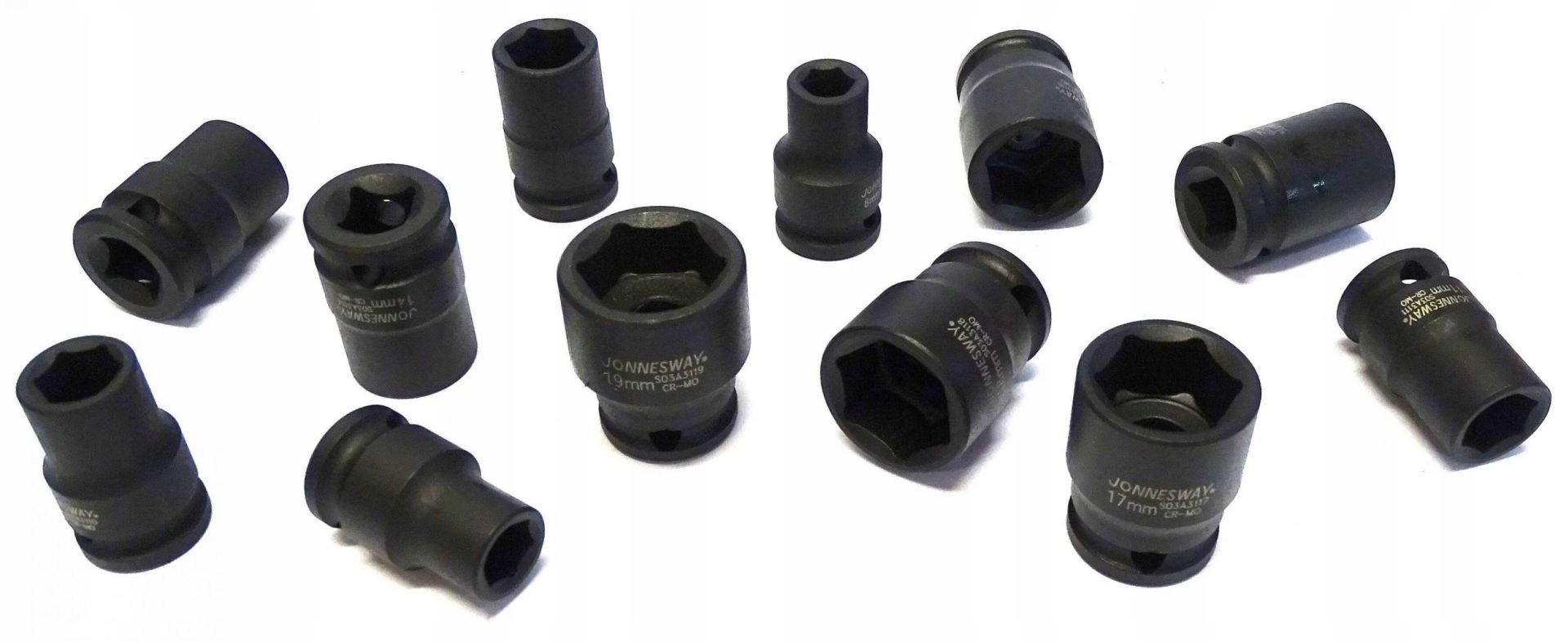 KPL NASADKI UDAROWE 8 19MM 3 8 12 SZT JONNESWAY Producent code S03A3112S