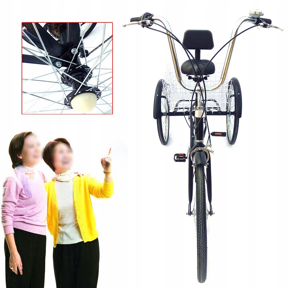 Rower trójkołowy dla dorosłych 24 cale Kod producenta WK0047