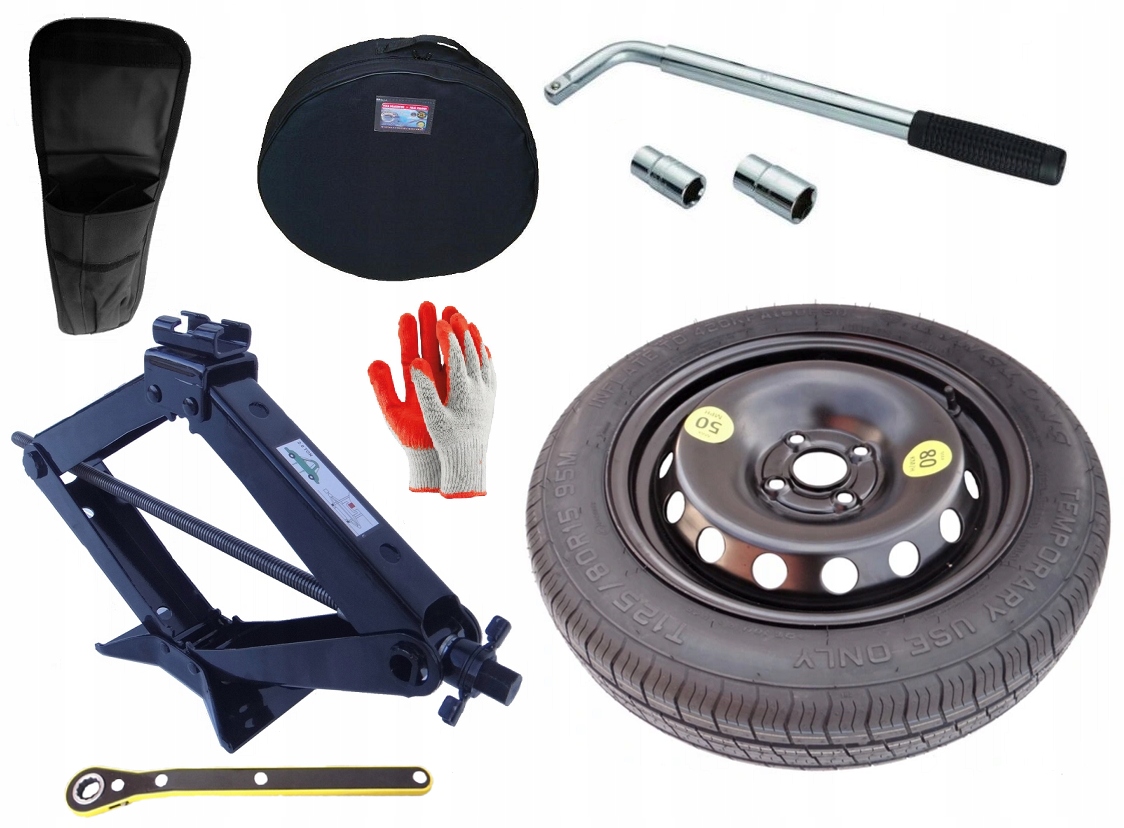 nové Dojezdové Kolo 125/80 R15 Opel Corsa E Set (obal)