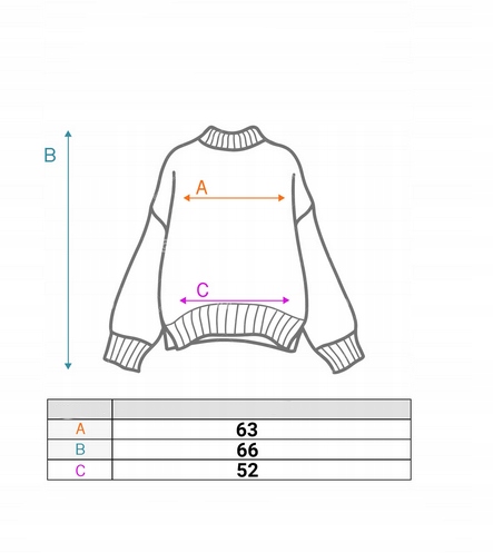 Cieplutki modny SWETER DAMSKI Półgolf Warkocze Model sweterek sweter