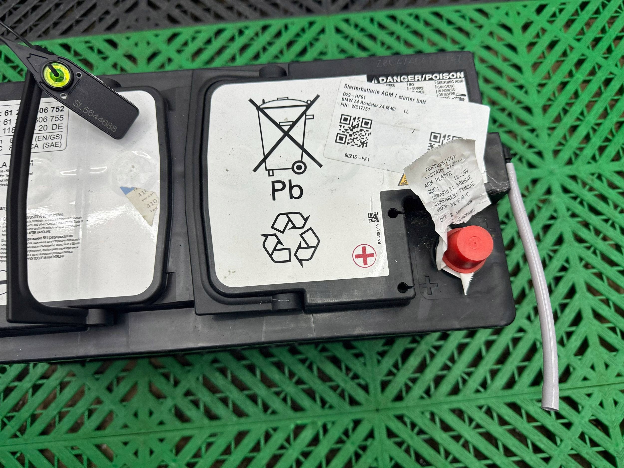 BMW Batterie AGM 92AH 850A