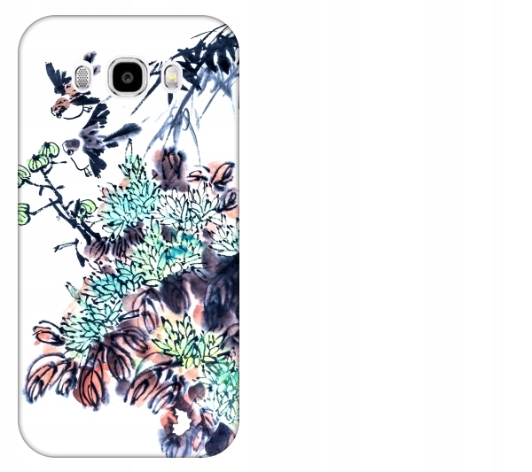 

Etui pokrowiec Samsung Galaxy J5 2016 Kwiaty akwar