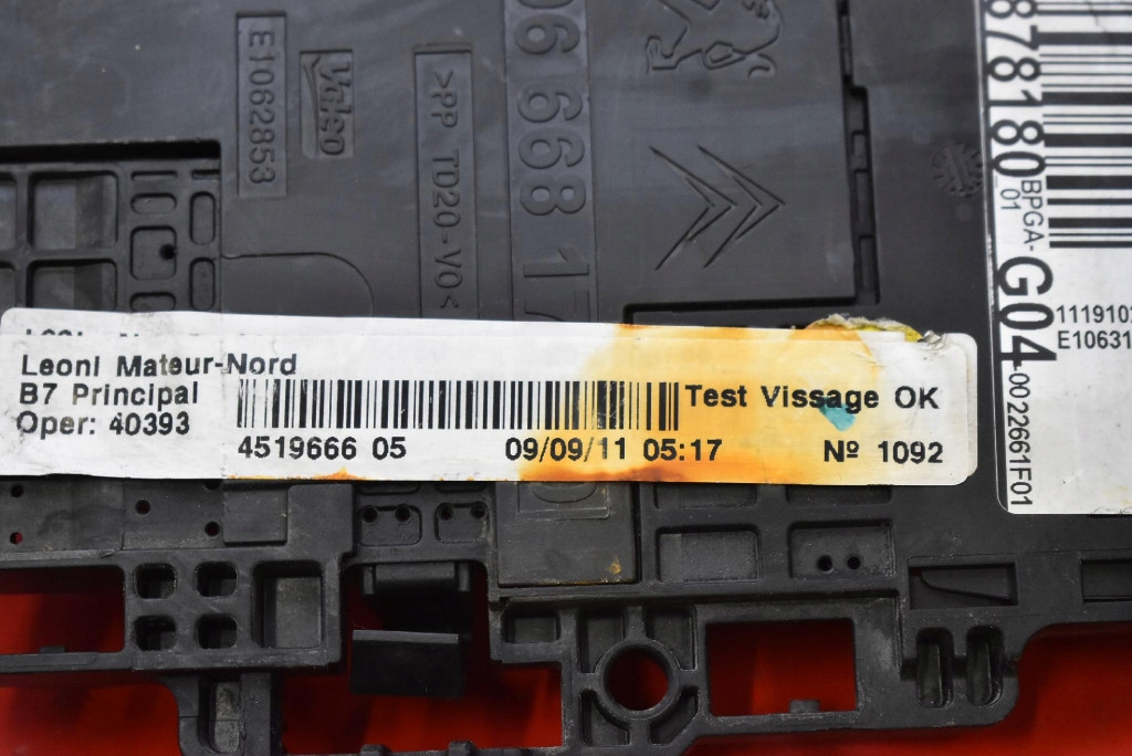 control unit voltage module 9665878180 CITROEN C4 2 II 1.6 VTi 120 KM 10-17