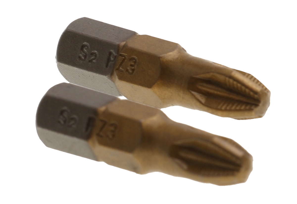 

Końcówki Wkrętakowe Bity Tytanowe PZ3 x 25 mm 2szt