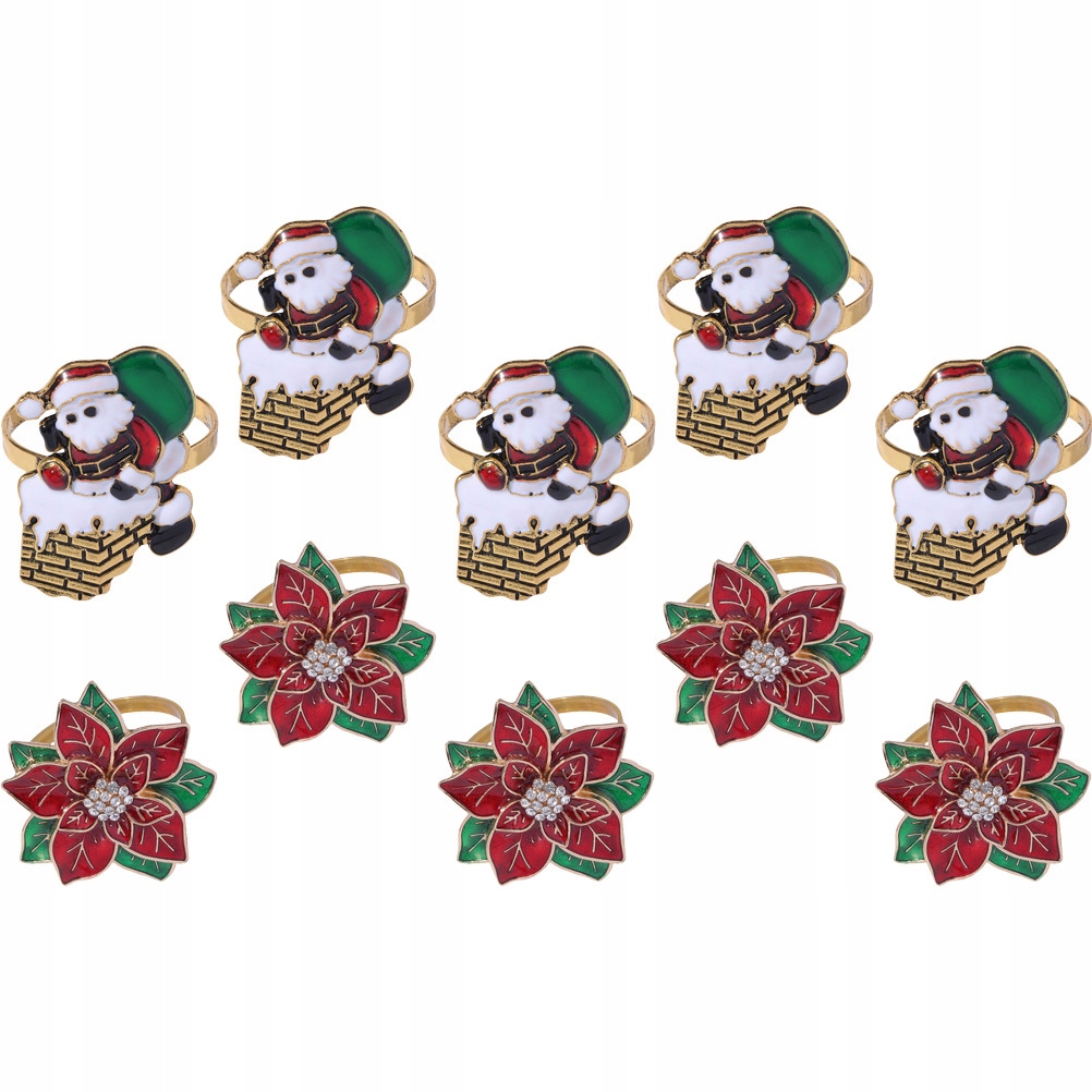 DEKORACJE STOŁU ŚWIĄTECZNEGO 10 SZT