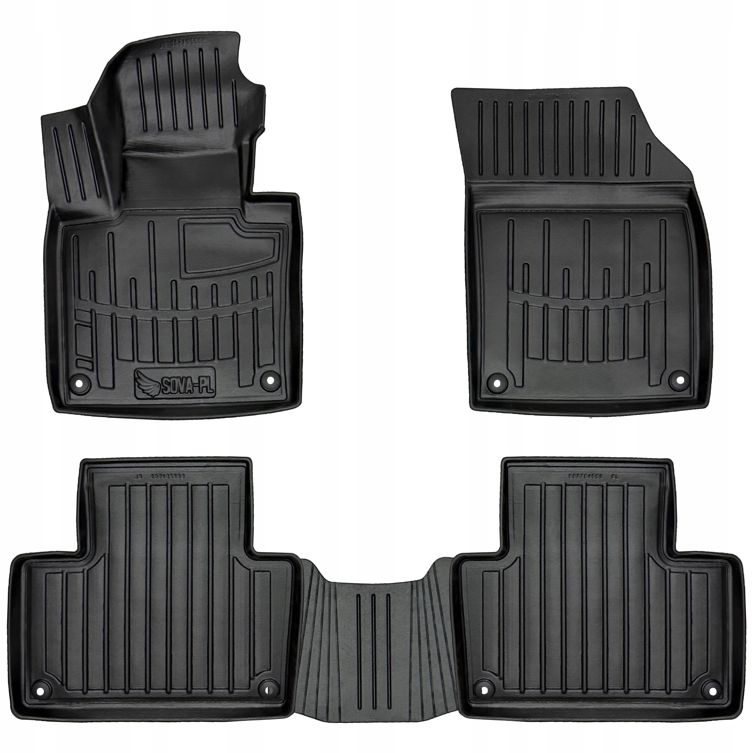 Dywaniki samochodowe Volvo XC90 II (od 2014) 1 i 2 rząd