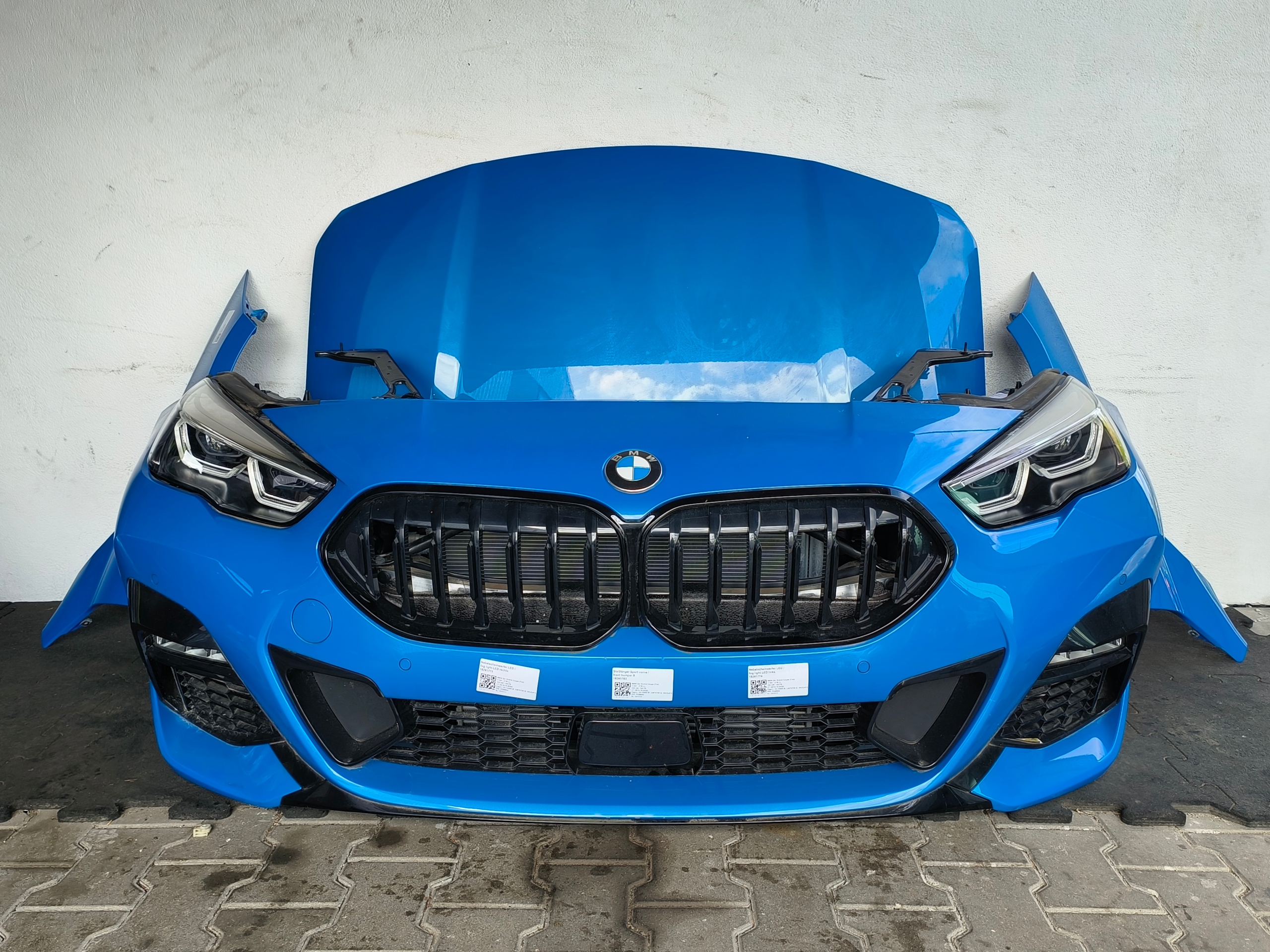 Zderzak maska błotnik pas lampy chłodnice Bmw 2 f44 kolor C1D