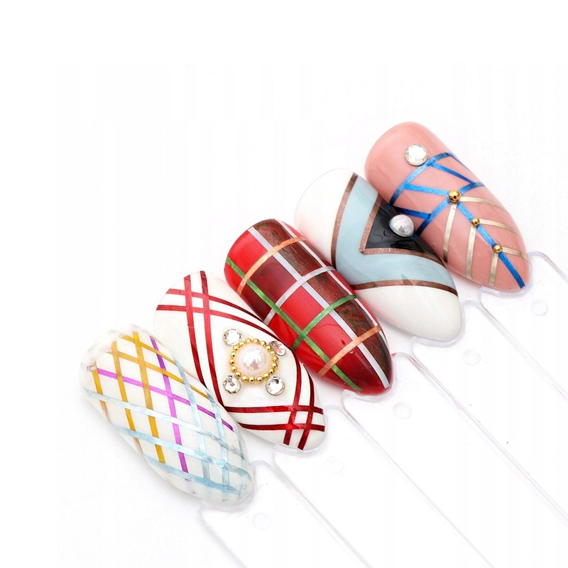 EFEKT HOLO TASIEMKA 1mm NITKI PASECZKI Marka La Diosa