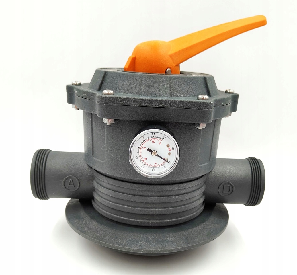 Vícecestný regulační ventil pro pískové čerpadlo P03850 manometr P1138