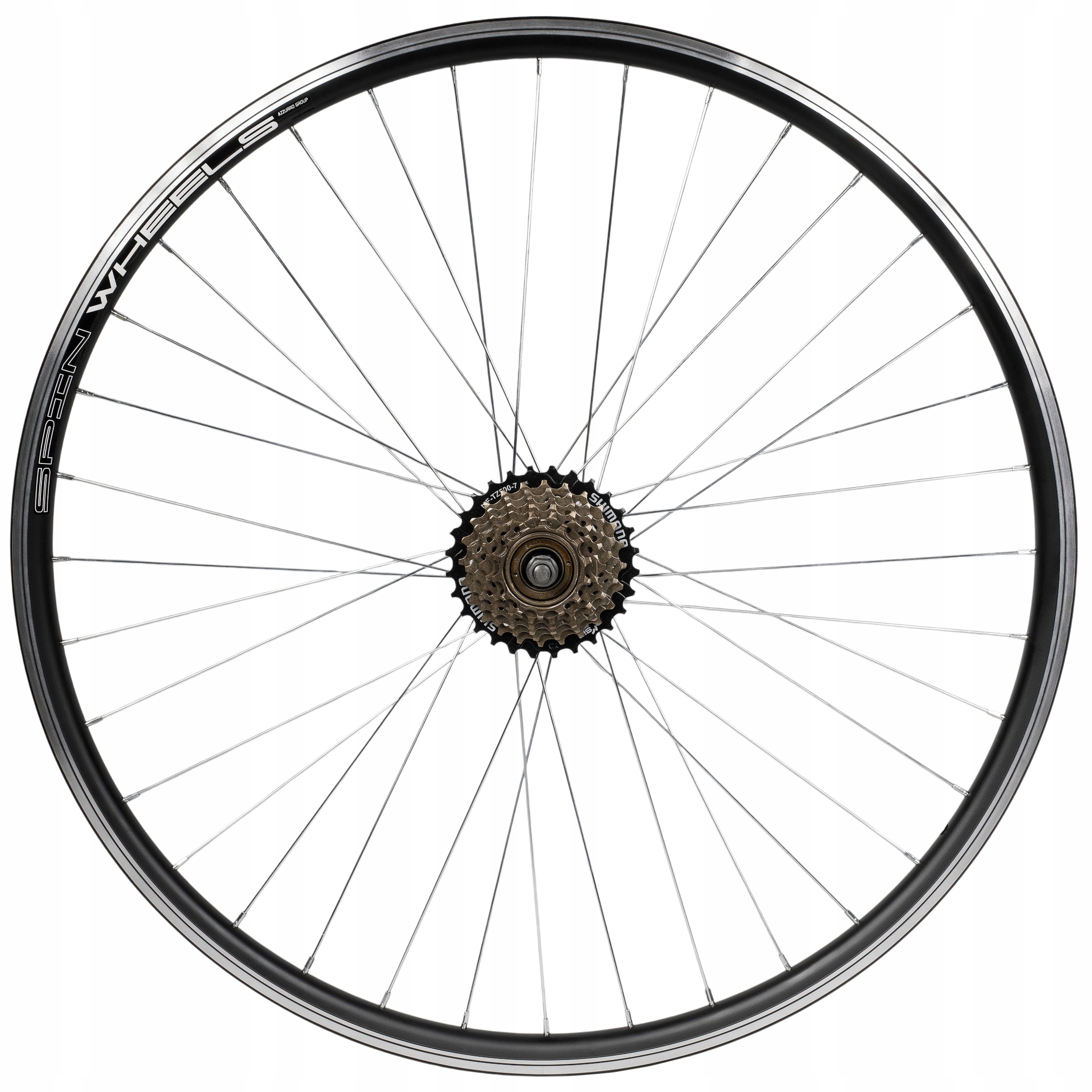 KOŁO ROWEROWE 28 CALI 29 700C TYLNE WOLNOBIEG 7 RZĘDOWY SHIMANO MASZYNOWE