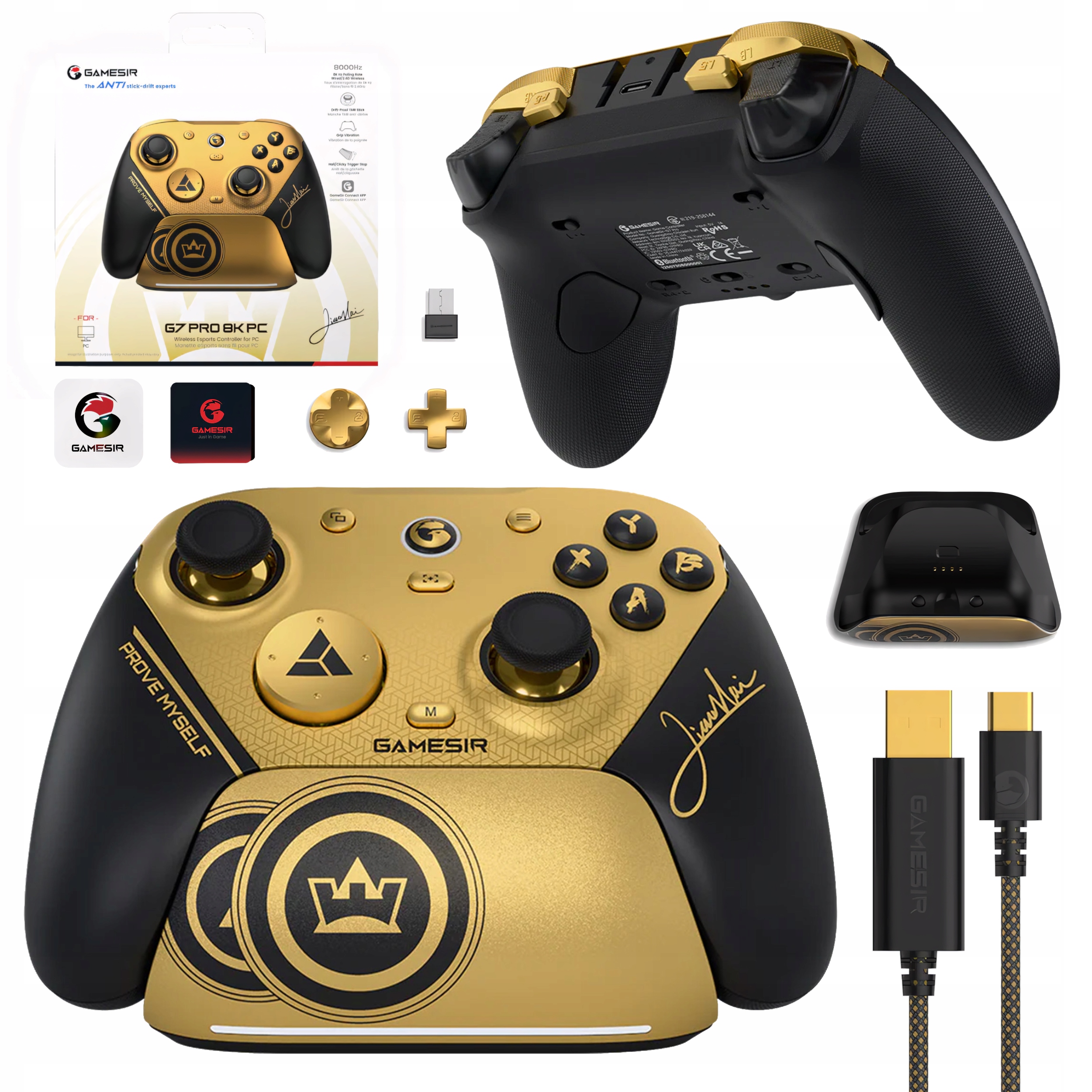 GameSir G7 Pro 8K Xiaohai Edition Bezdrátový Ovladač Pc s ovladačem