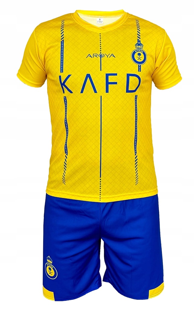 Z458 metekoc Strój piłkarski dla dzieci Ronaldo Al Nassr #7 home r. 30