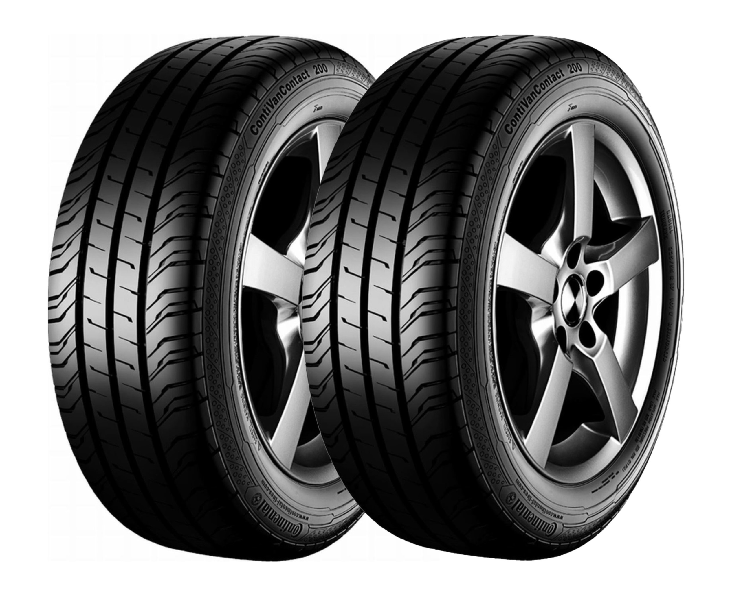

2x 225/75/16C R Continental Contivancontact 200
