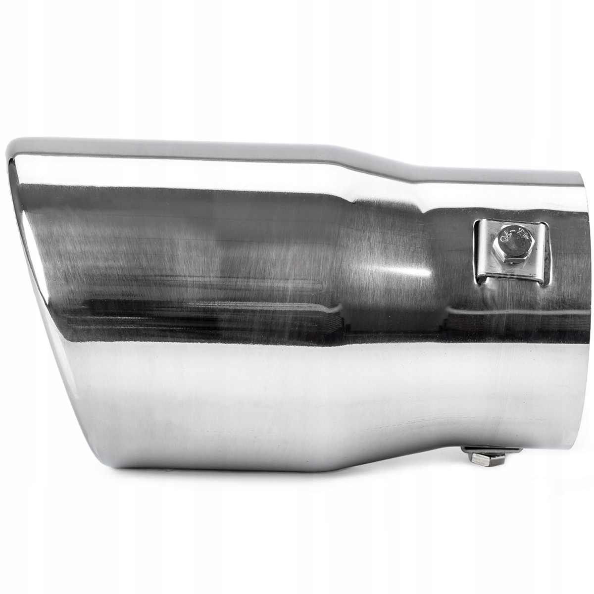 KOŃCÓWKA RURY WYDECHOWEJ TŁUMIKA 48-65MM CHROM CHROMOWANA OKRĄGŁA 90MM INOX Producent Amio