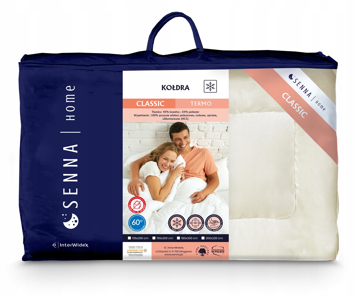 

Kołdra Classic Termo Zimowa 135x200 Inter Widex
