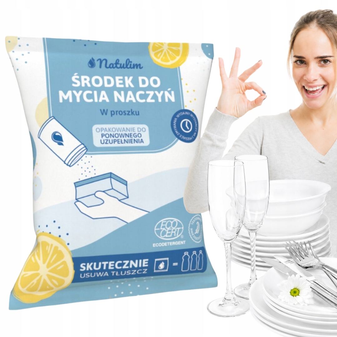 EKOLOGICZNY ŚRODEK DO MYCIA NACZYŃ W PROSZKU NATULIM