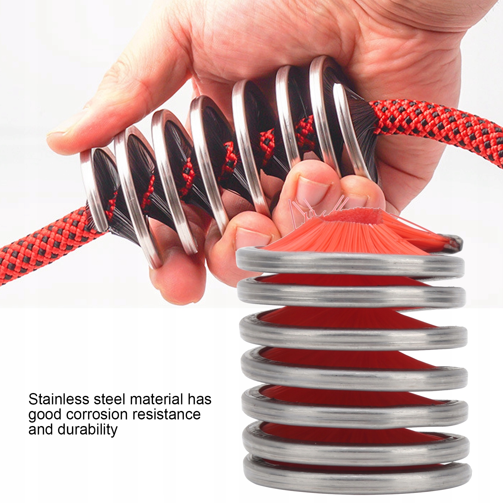 NYLONOWA LINA ZEWNĘTRZNA SZCZOTKA DO CZYSZCZENIA Marka bez marki