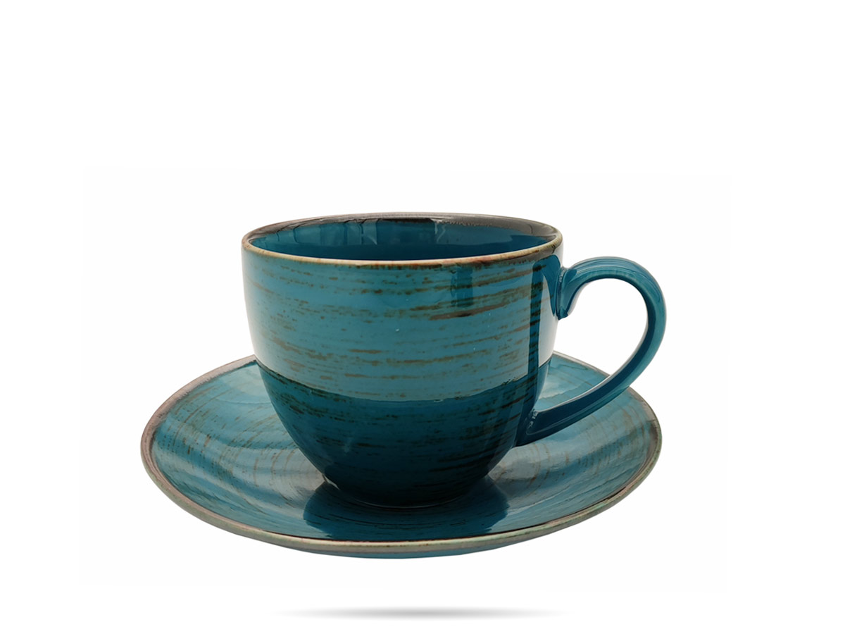 

Filiżanka ze spodkiem Nostalgia Lazur Bogucice