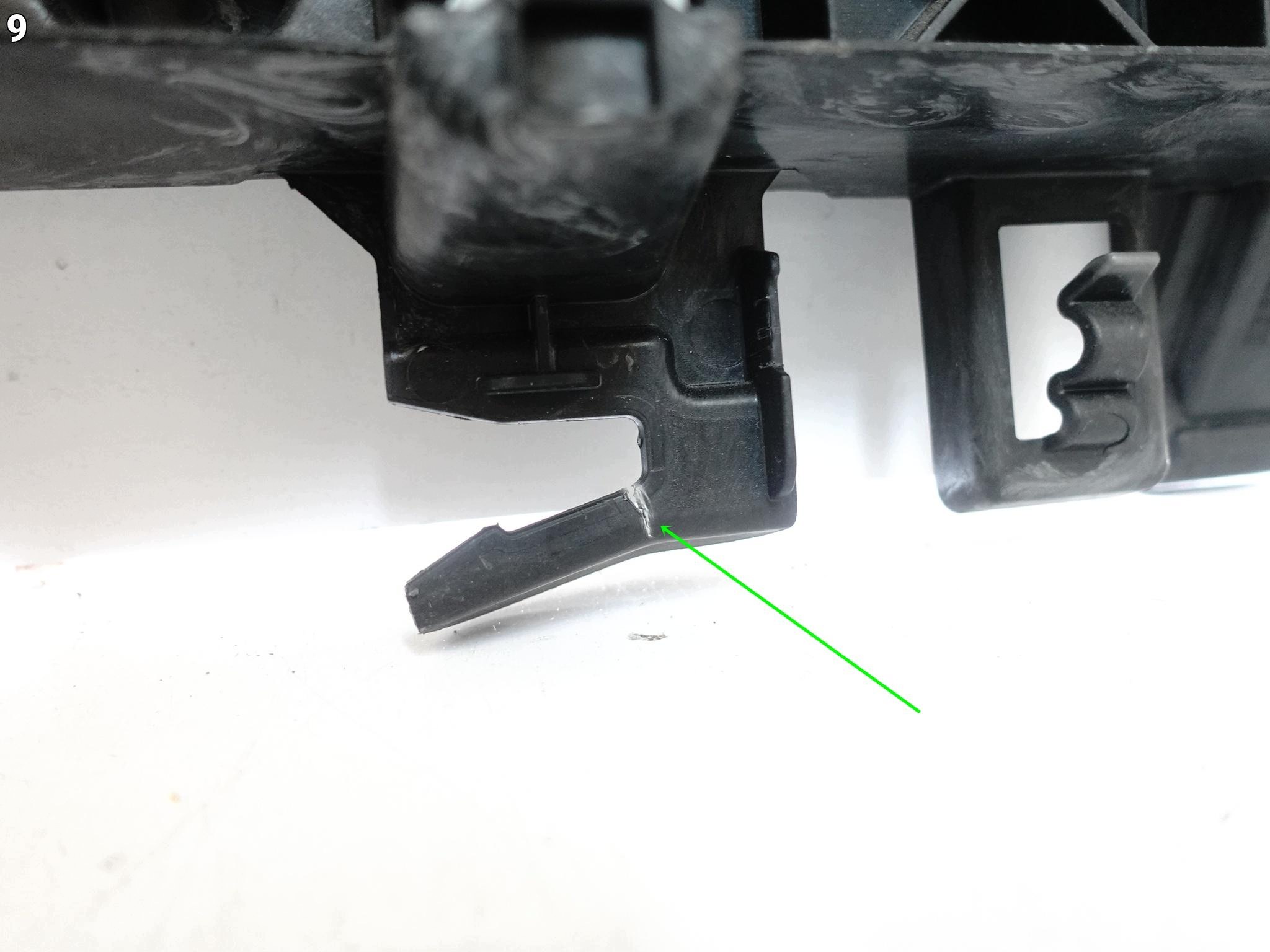 AUDI A3 S-LINE 8Y4 SPORTBACK 20-24 support pillar bracket W bumper rear part