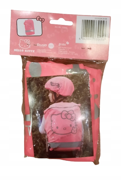 Pokrowiec odblaskowy na plecak Hello Kitty różowy