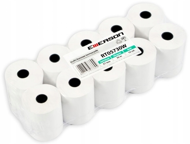 

Rolki kasowe Emerson do kas 57x30 termiczne 10szt