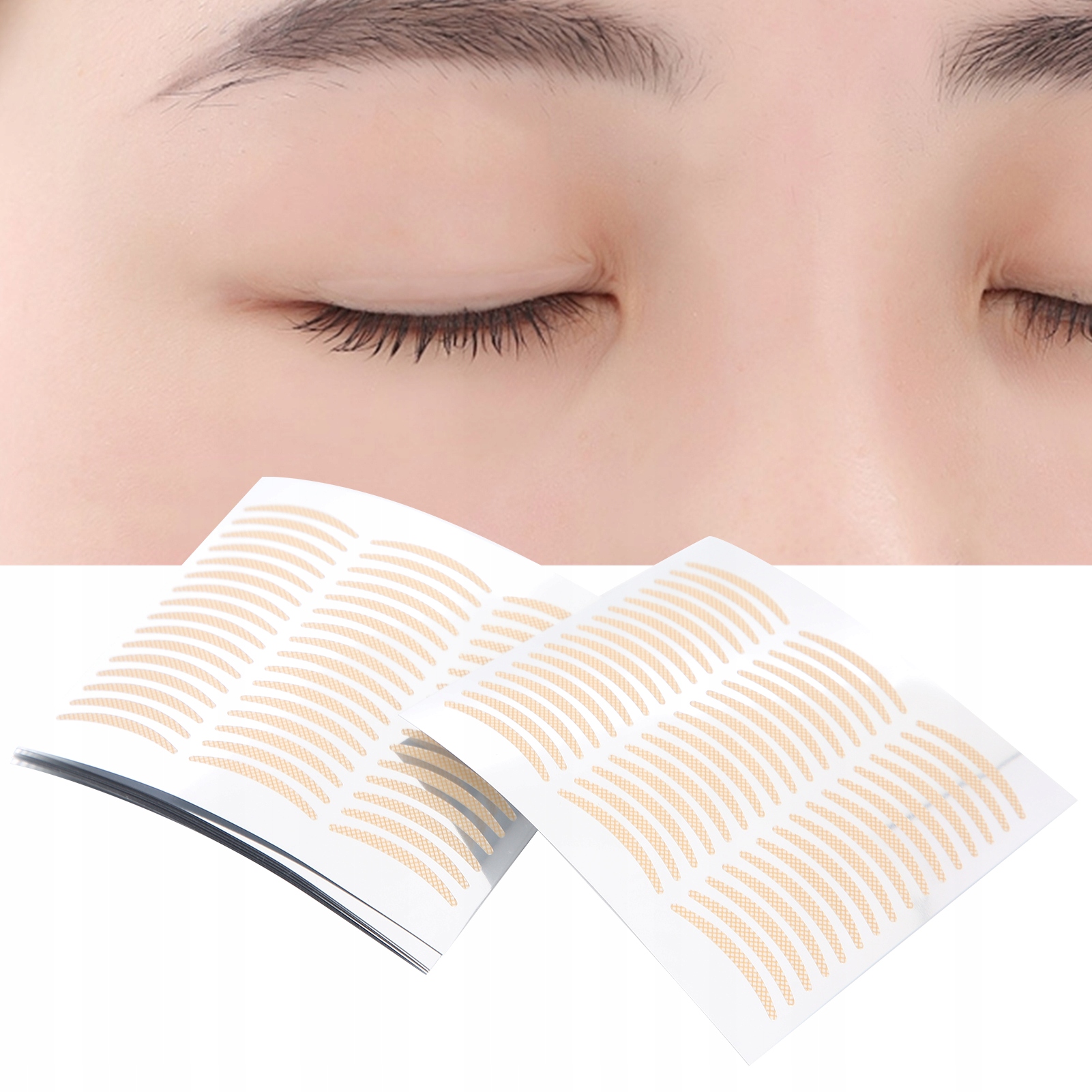 PLASTRY NA OPADAJĄCE POWIEKI TASIEMKI KORYGUJĄCE TASIEMKA KOMPLET 240 SZTUK Stan opakowania oryginalne