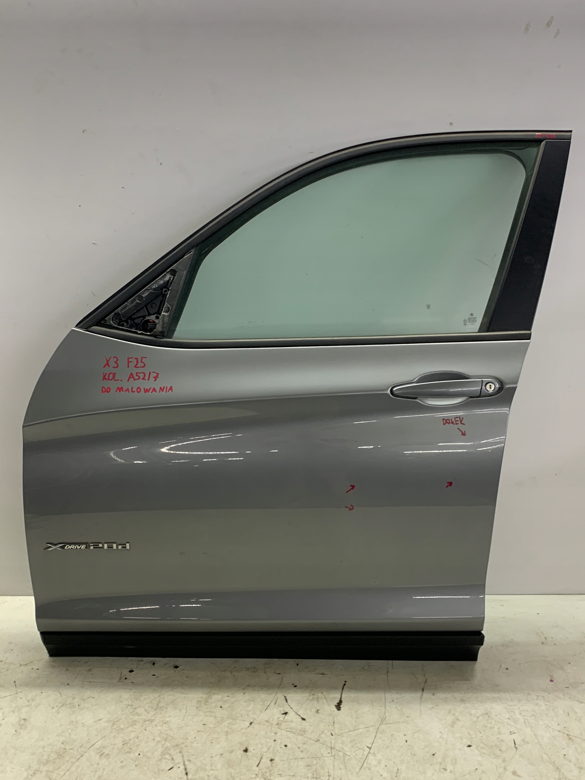 door left front left front BMW X3 F25 2.0 D of wheels A52 2012