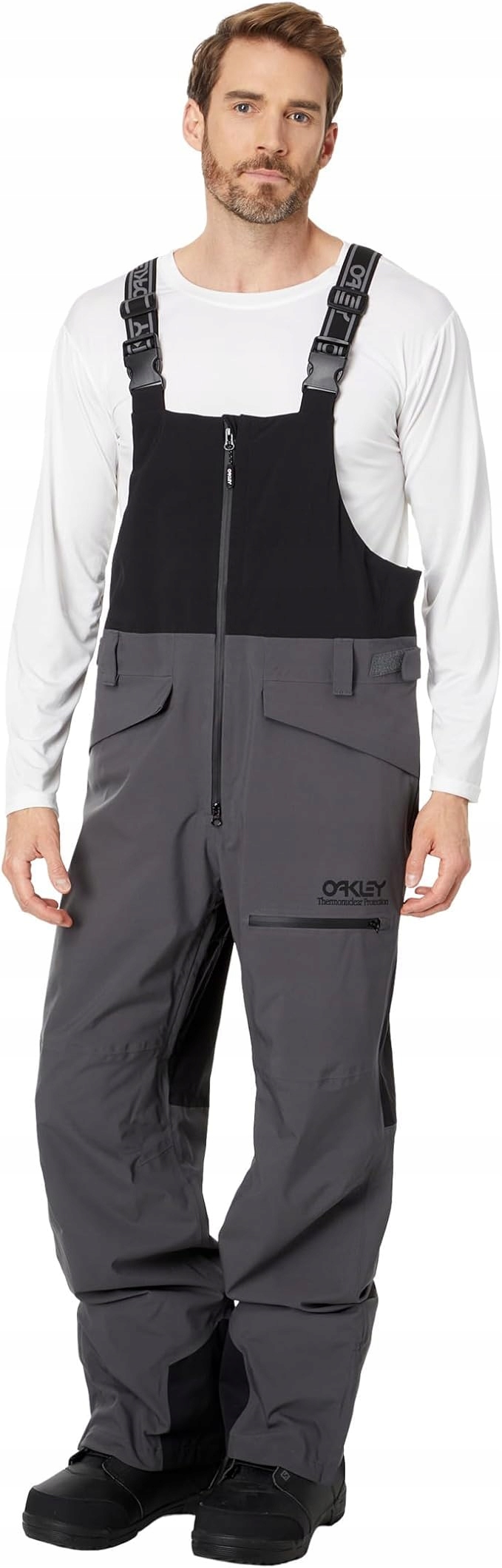Oakley Tnp Shell Bib męskie spodnie narciarskie snowboardowe na szelkach