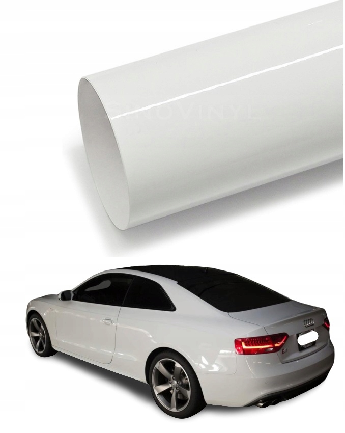 Фильм Белый Венер белый глянец 12M X 152CM дефект