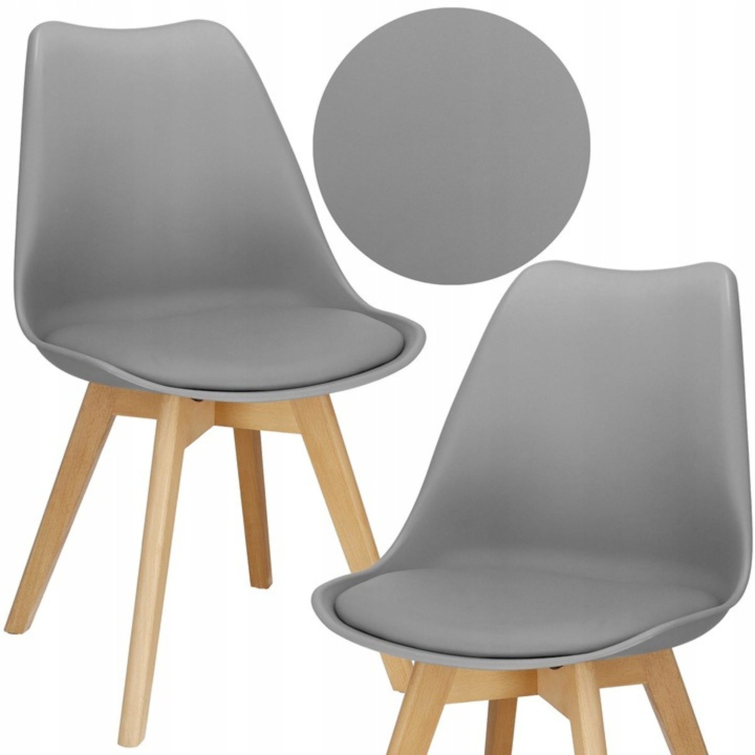 KRZESŁO SKANDYNAWSKIE NOWOCZESNE ELGANCKIE WYGODNE FOTEL DO KUCHNI SALONU