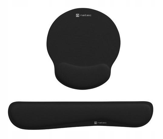 Natec zestaw ergonomiczny Chipmunk 2 w 1 podkładka pod mysz i nadgarstek