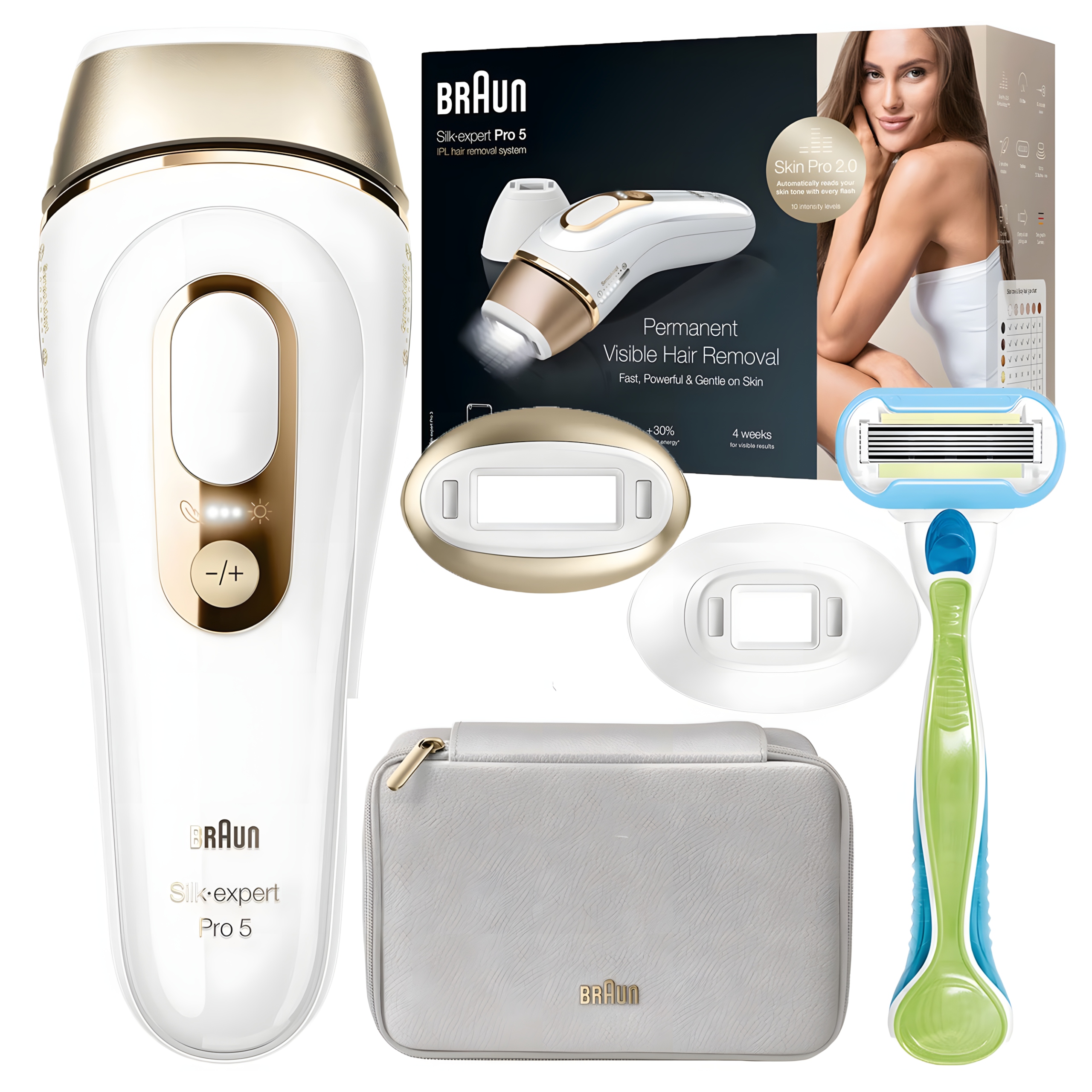 Braun Silk-expert Pro 5 Pl 5052 SkinPro 2.0 Ipl Ipl epilátor