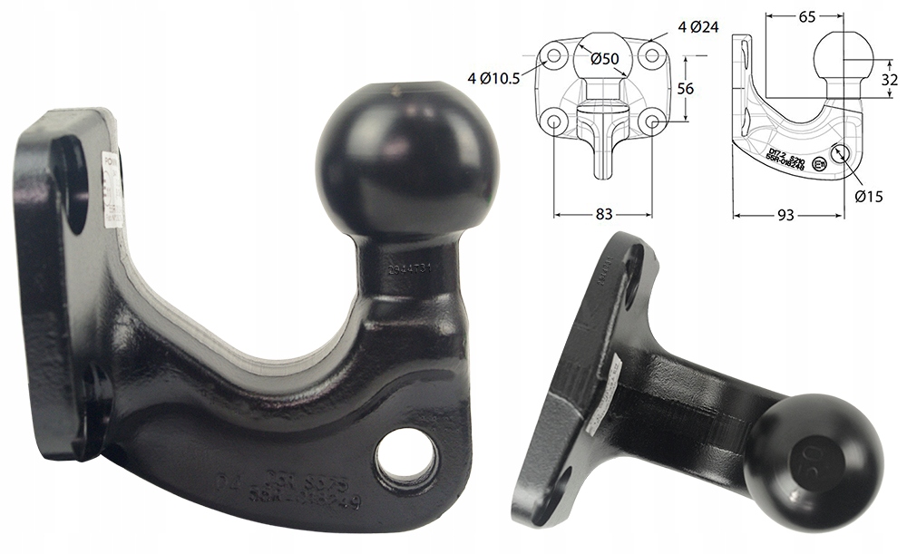 Кований куля POMMIER знижений 32mm сила D до 31 кн