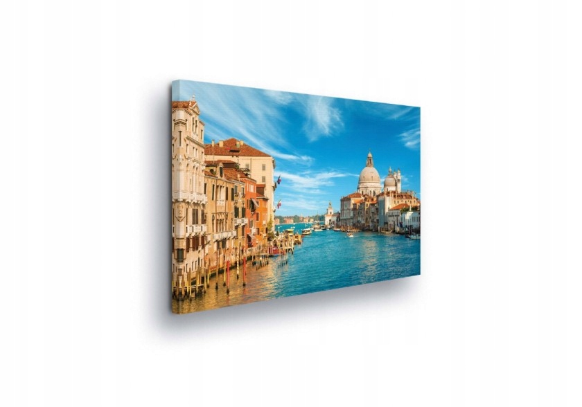 Obraz 80x60 Benátky kanál Itálie krajina město cestování léto slunce voda