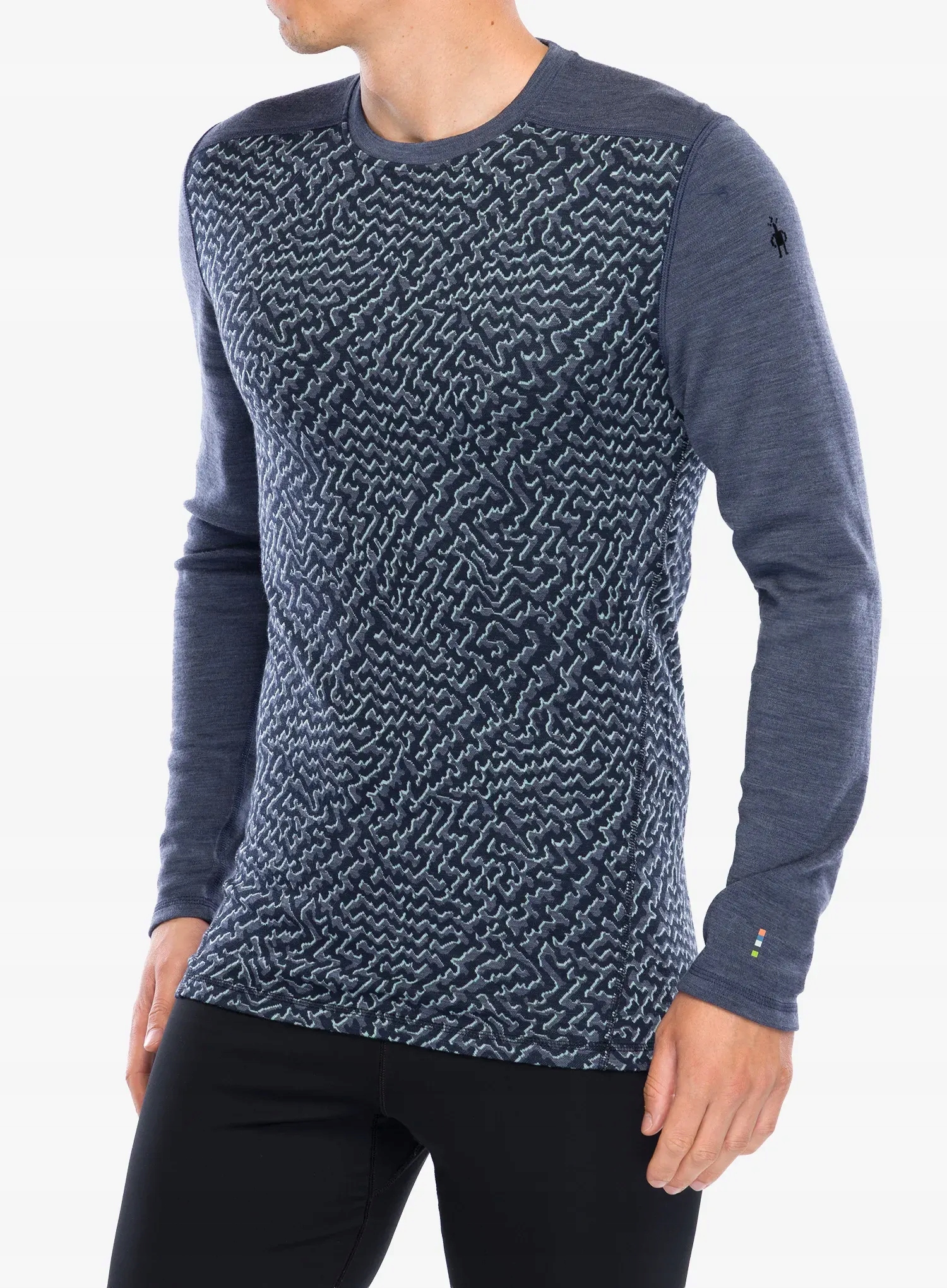 Mikina Smartwool Classic Thermal Merino Bl Crew nightfall XXL