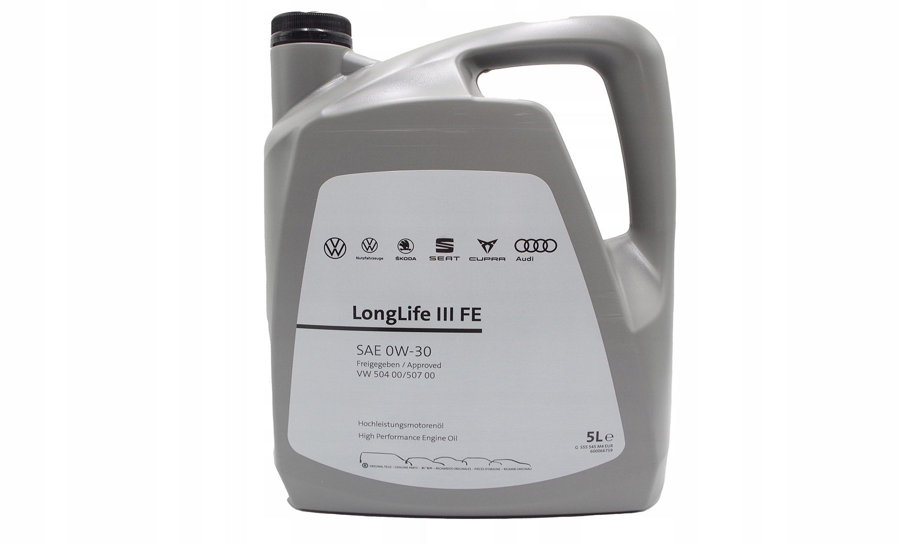 VW GROUP LongLife III 0W-30 5L GS55545M4EUR