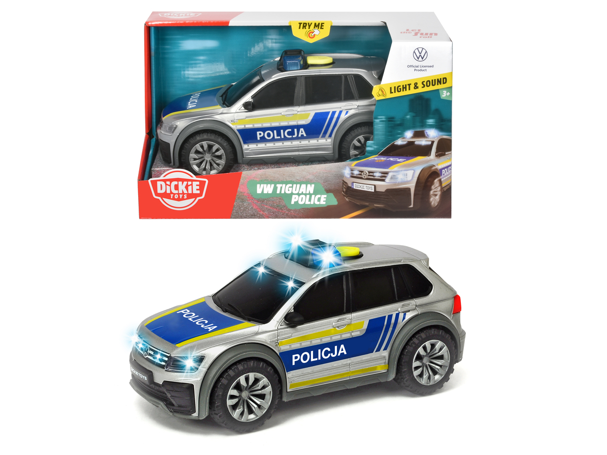 

Pojazd Policyjny Volkswagen Tiguan Radiowóz Dickie