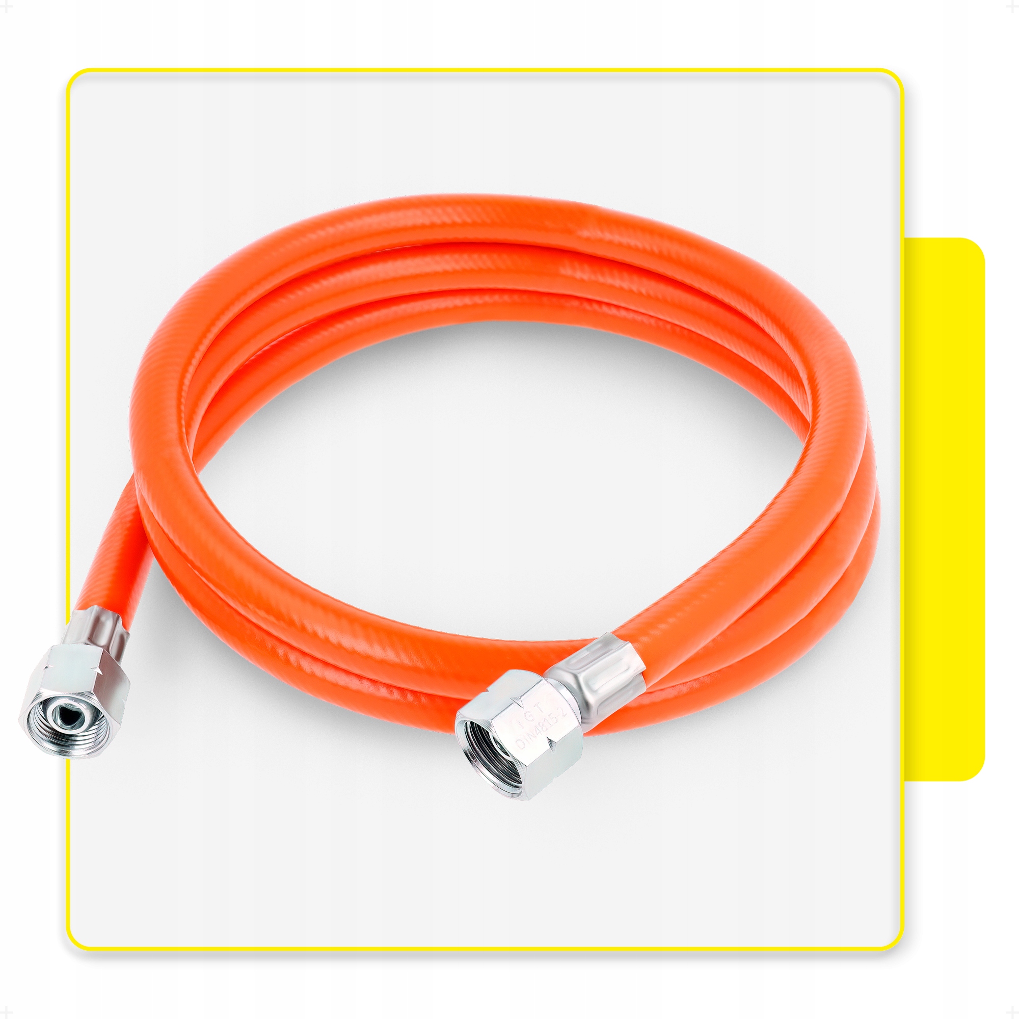 WĄŻ DO GAZU PRZEWÓD GAZOWY 200cm GW 1/4'' KUCHENKI Marka BFG