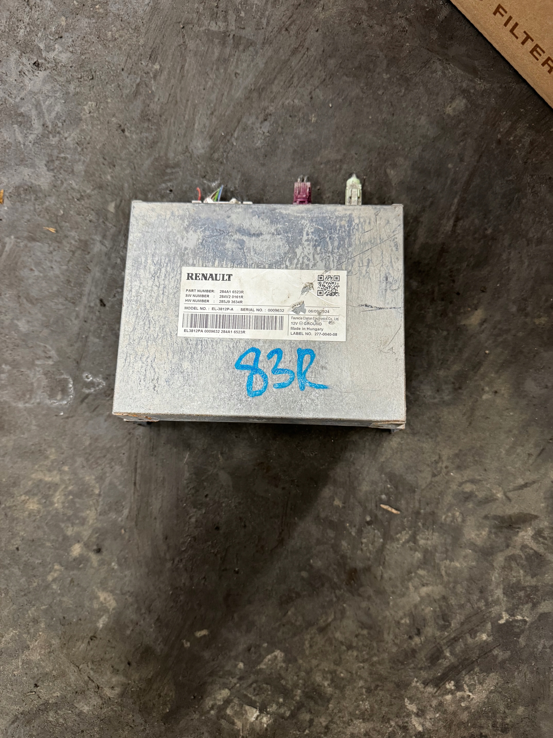 83R. modulo Centralina RENAULT AUSTRAL 284A16523R