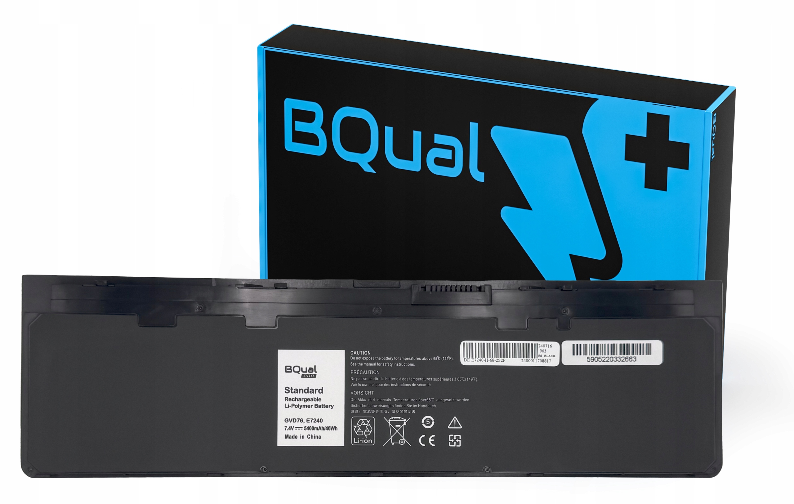 Baterie BQual Pro GVD76 F3G33 WG6RP pro Dell Latitude E7240 E7250